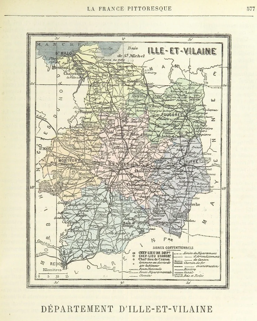An illustration from La France pittoresque, ou description par départements de la France et de ses colonies, 1882, leaf 589
