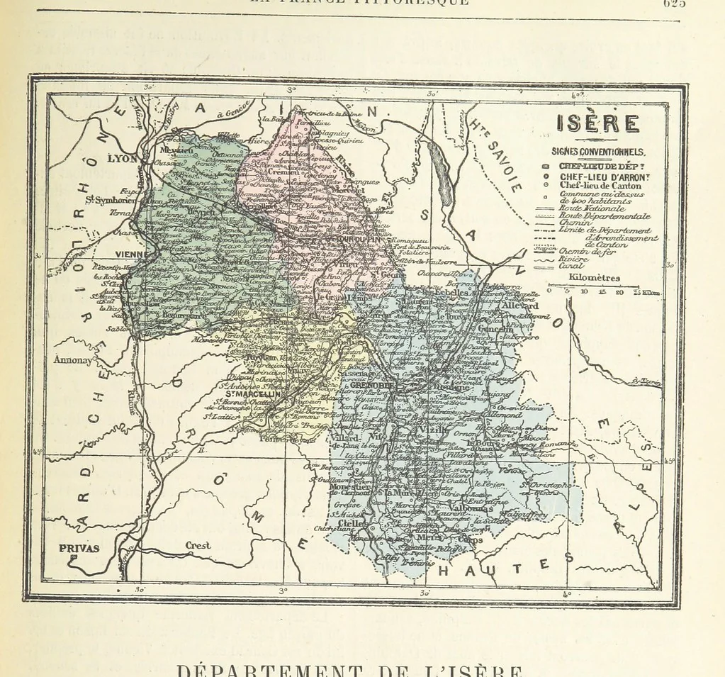 An illustration from La France pittoresque, ou description par départements de la France et de ses colonies, 1882, leaf 637