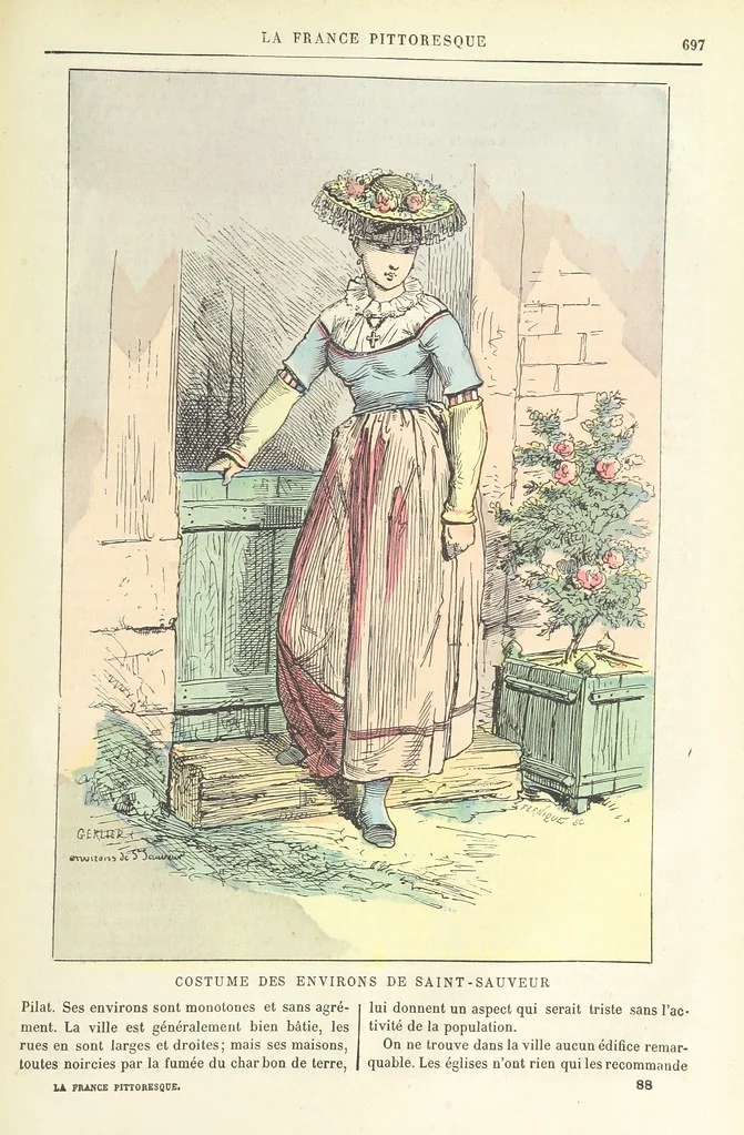 An illustration from La France pittoresque, ou description par départements de la France et de ses colonies, 1882, leaf 709