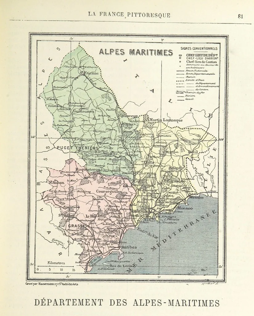 An illustration from La France pittoresque, ou description par départements de la France et de ses colonies, 1882, leaf 93