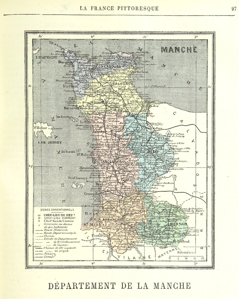 An illustration from La France pittoresque, ou description par départements de la France et de ses colonies, 1882, leaf 109