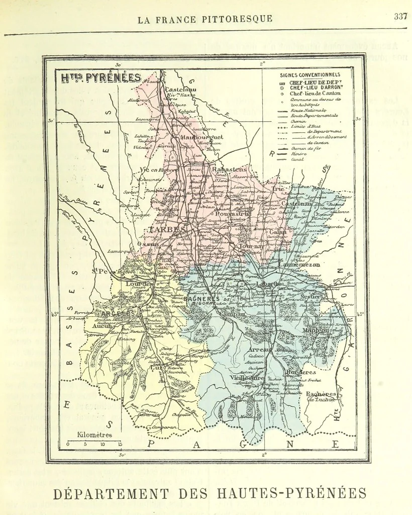 An illustration from La France pittoresque, ou description par départements de la France et de ses colonies, 1882, leaf 349