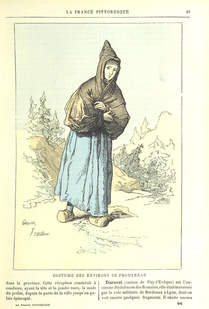 An illustration from La France pittoresque, ou description par départements de la France et de ses colonies, 1882, leaf 53