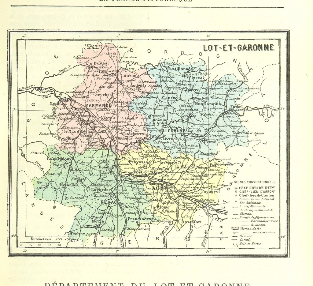 An illustration from La France pittoresque, ou description par départements de la France et de ses colonies, 1882, leaf 61