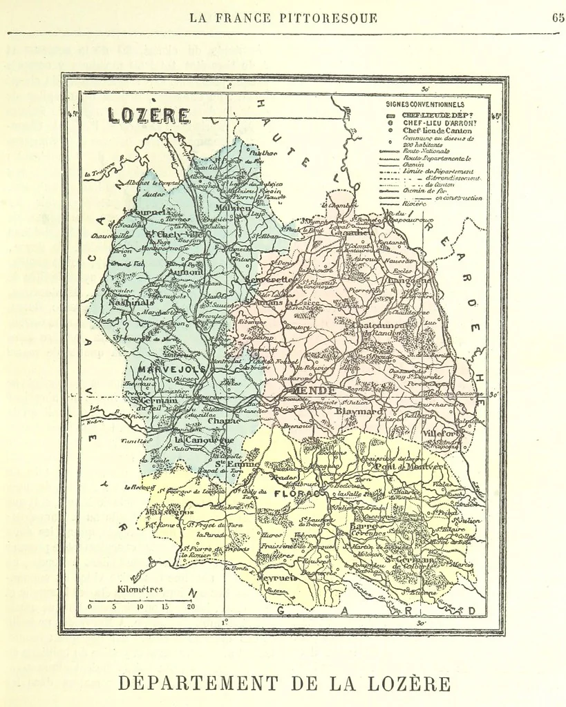 An illustration from La France pittoresque, ou description par départements de la France et de ses colonies, 1882, leaf 77
