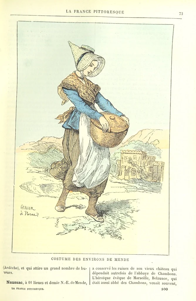 An illustration from La France pittoresque, ou description par départements de la France et de ses colonies, 1882, leaf 85