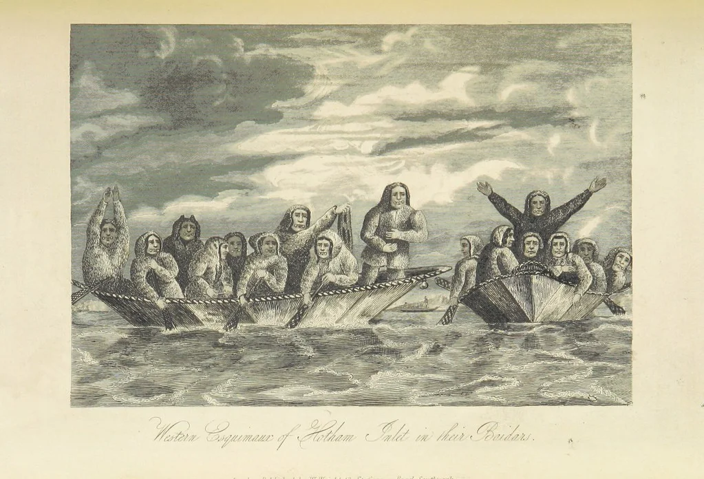 An illustration from Recent Expeditions to the Polar Regions, including all the voyages undertaken in search of Sir J. F. [Compiled from various official documents, and private communications, by R. Huish.] No. 1-60, 1852, leaf 513