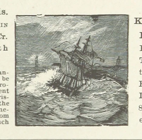 An illustration from The Light-ship Hand; or, the Strange Adventures of Richard Gayden, etc. [A tale, 1893, leaf 201