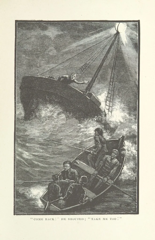 An illustration from The Light-ship Hand; or, the Strange Adventures of Richard Gayden, etc. [A tale, 1893, leaf 41