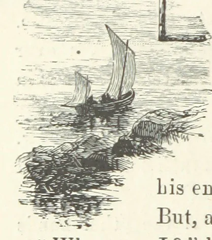 An illustration from The Light-ship Hand; or, the Strange Adventures of Richard Gayden, etc. [A tale, 1893, leaf 60