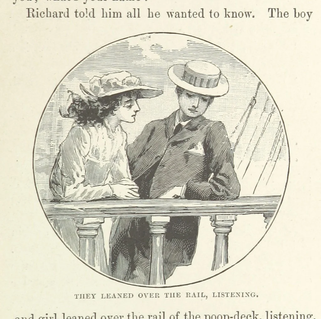 An illustration from The Light-ship Hand; or, the Strange Adventures of Richard Gayden, etc. [A tale, 1893, leaf 65