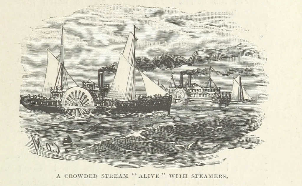 An illustration from The Light-ship Hand; or, the Strange Adventures of Richard Gayden, etc. [A tale, 1893, leaf 85