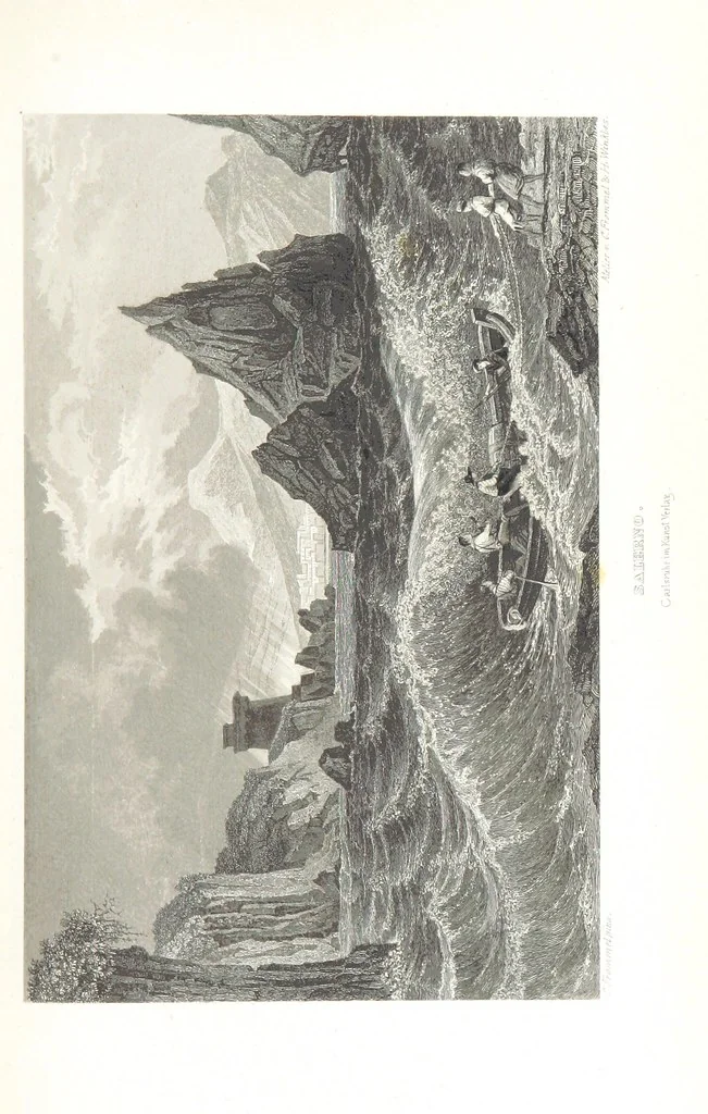 An illustration from Europa's Eden in Bildern. 100 Ansichten und Costum-Bilder von Italien und seinem Volke. [Without letterpress.] Nach Original-Gemälden in Stahl gestochen von C. F., Catel, Gail, Gotzlöff, Mosbrugger, Weller, Pinelli, etc, 1858, leaf 101