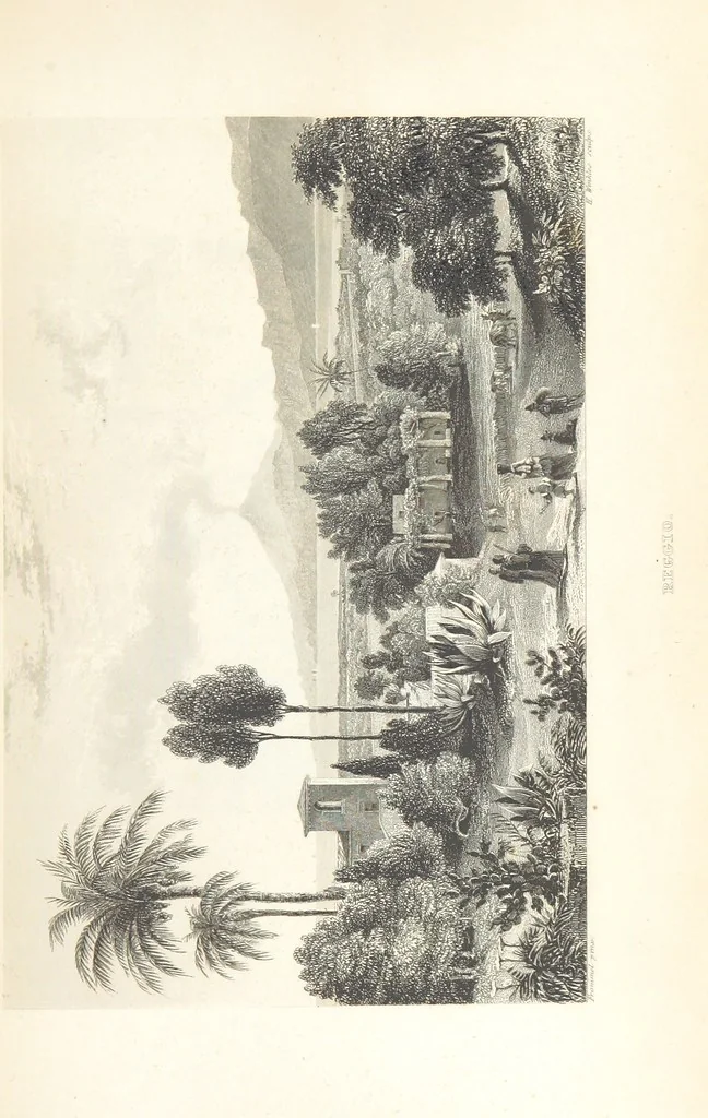 An illustration from Europa's Eden in Bildern. 100 Ansichten und Costum-Bilder von Italien und seinem Volke. [Without letterpress.] Nach Original-Gemälden in Stahl gestochen von C. F., Catel, Gail, Gotzlöff, Mosbrugger, Weller, Pinelli, etc, 1858, leaf 107