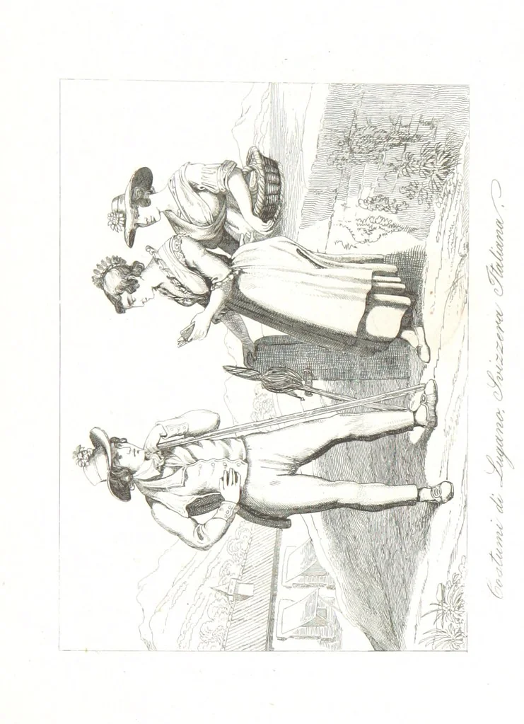 An illustration from Europa's Eden in Bildern. 100 Ansichten und Costum-Bilder von Italien und seinem Volke. [Without letterpress.] Nach Original-Gemälden in Stahl gestochen von C. F., Catel, Gail, Gotzlöff, Mosbrugger, Weller, Pinelli, etc, 1858, leaf 111