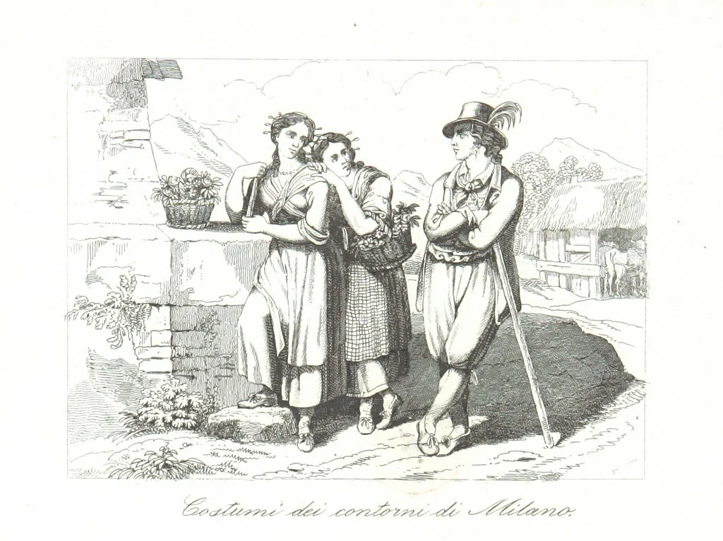 An illustration from Europa's Eden in Bildern. 100 Ansichten und Costum-Bilder von Italien und seinem Volke. [Without letterpress.] Nach Original-Gemälden in Stahl gestochen von C. F., Catel, Gail, Gotzlöff, Mosbrugger, Weller, Pinelli, etc, 1858, leaf 113