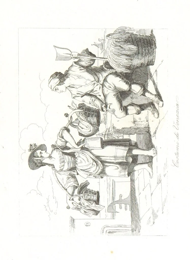 An illustration from Europa's Eden in Bildern. 100 Ansichten und Costum-Bilder von Italien und seinem Volke. [Without letterpress.] Nach Original-Gemälden in Stahl gestochen von C. F., Catel, Gail, Gotzlöff, Mosbrugger, Weller, Pinelli, etc, 1858, leaf 125