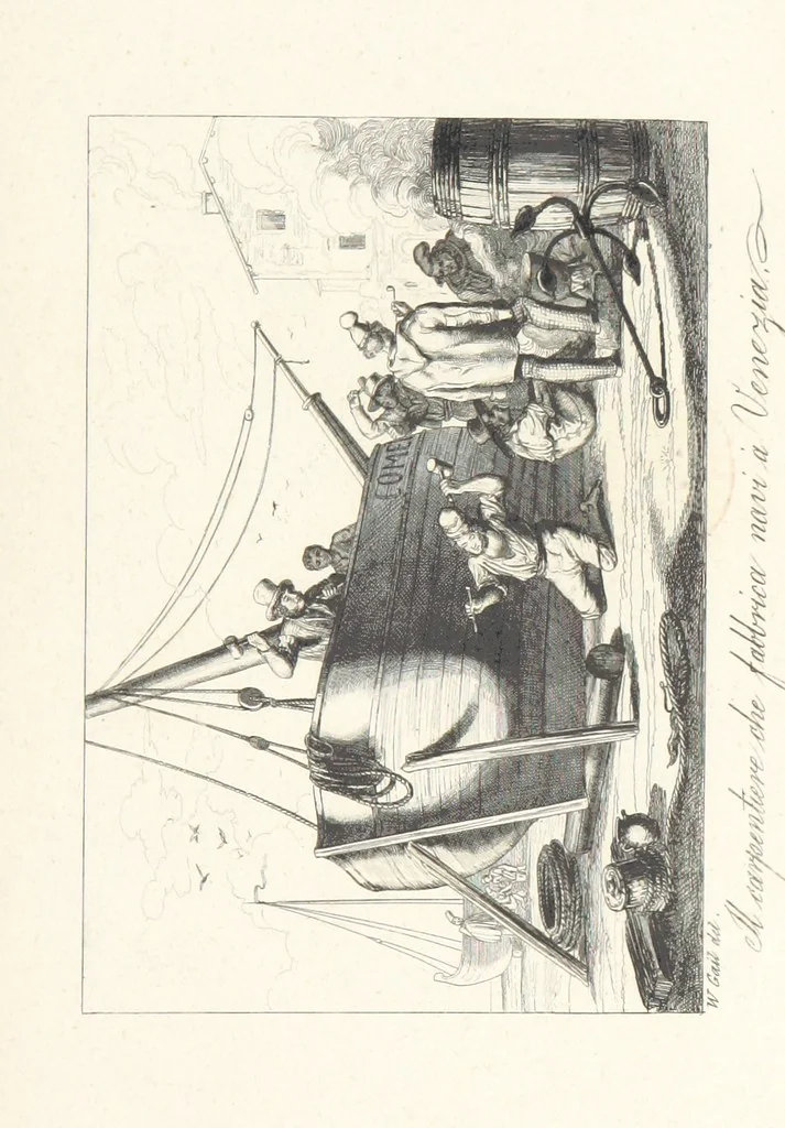 An illustration from Europa's Eden in Bildern. 100 Ansichten und Costum-Bilder von Italien und seinem Volke. [Without letterpress.] Nach Original-Gemälden in Stahl gestochen von C. F., Catel, Gail, Gotzlöff, Mosbrugger, Weller, Pinelli, etc, 1858, leaf 127