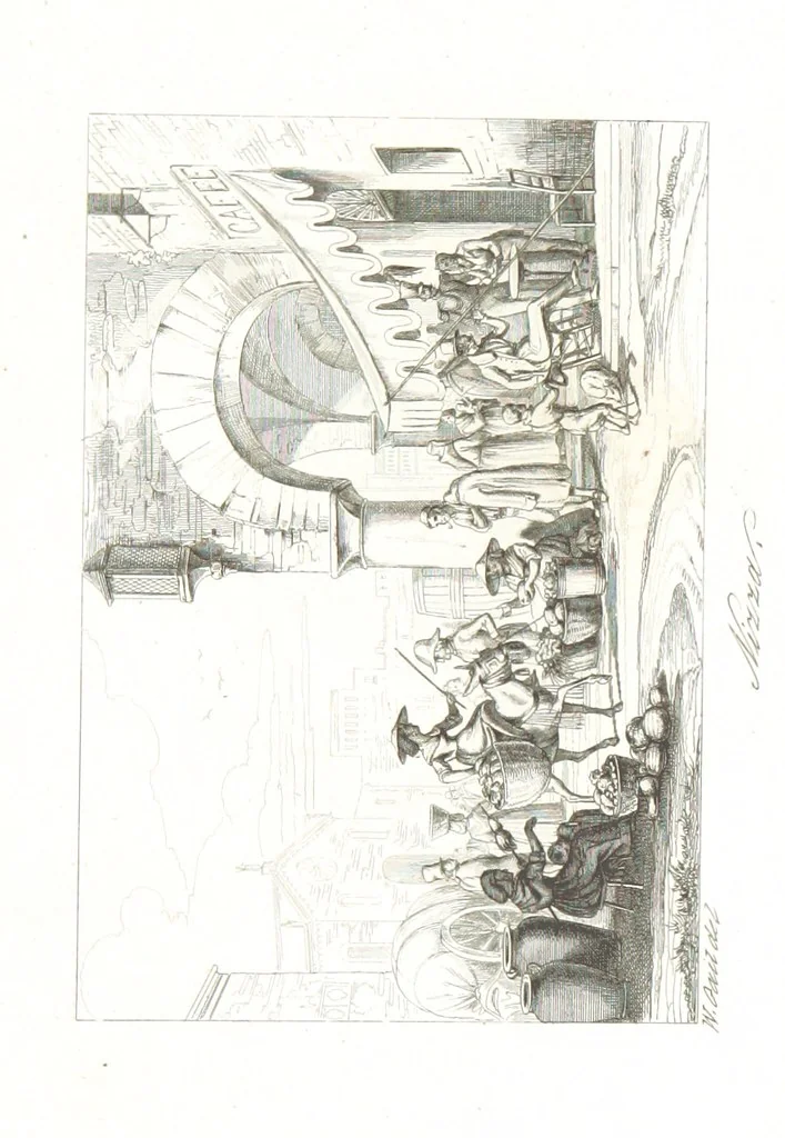 An illustration from Europa's Eden in Bildern. 100 Ansichten und Costum-Bilder von Italien und seinem Volke. [Without letterpress.] Nach Original-Gemälden in Stahl gestochen von C. F., Catel, Gail, Gotzlöff, Mosbrugger, Weller, Pinelli, etc, 1858, leaf 131
