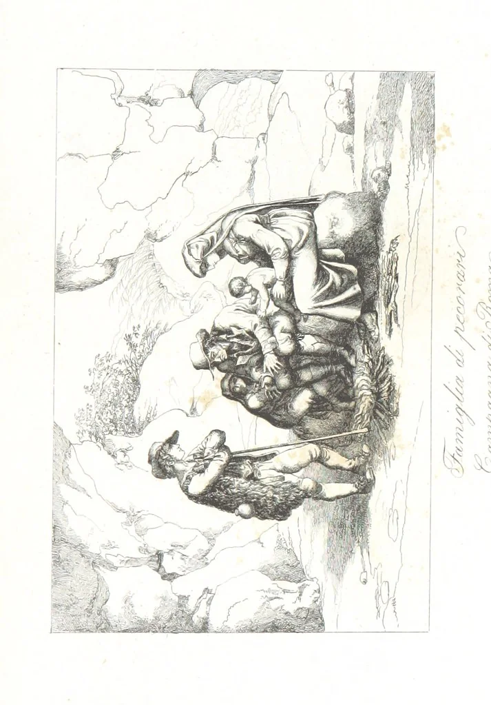 An illustration from Europa's Eden in Bildern. 100 Ansichten und Costum-Bilder von Italien und seinem Volke. [Without letterpress.] Nach Original-Gemälden in Stahl gestochen von C. F., Catel, Gail, Gotzlöff, Mosbrugger, Weller, Pinelli, etc, 1858, leaf 133