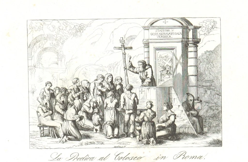 An illustration from Europa's Eden in Bildern. 100 Ansichten und Costum-Bilder von Italien und seinem Volke. [Without letterpress.] Nach Original-Gemälden in Stahl gestochen von C. F., Catel, Gail, Gotzlöff, Mosbrugger, Weller, Pinelli, etc, 1858, leaf 137