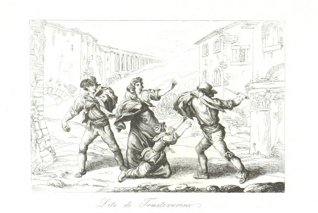 An illustration from Europa's Eden in Bildern. 100 Ansichten und Costum-Bilder von Italien und seinem Volke. [Without letterpress.] Nach Original-Gemälden in Stahl gestochen von C. F., Catel, Gail, Gotzlöff, Mosbrugger, Weller, Pinelli, etc, 1858, leaf 147