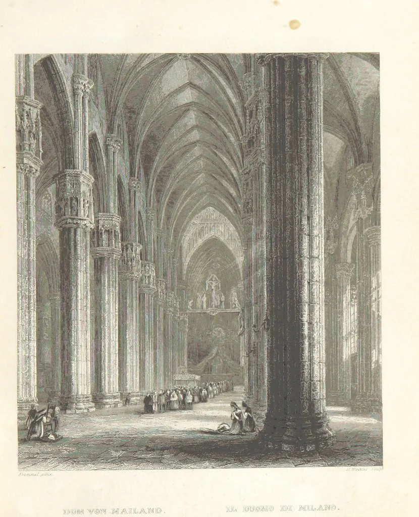 An illustration from Europa's Eden in Bildern. 100 Ansichten und Costum-Bilder von Italien und seinem Volke. [Without letterpress.] Nach Original-Gemälden in Stahl gestochen von C. F., Catel, Gail, Gotzlöff, Mosbrugger, Weller, Pinelli, etc, 1858, leaf 15