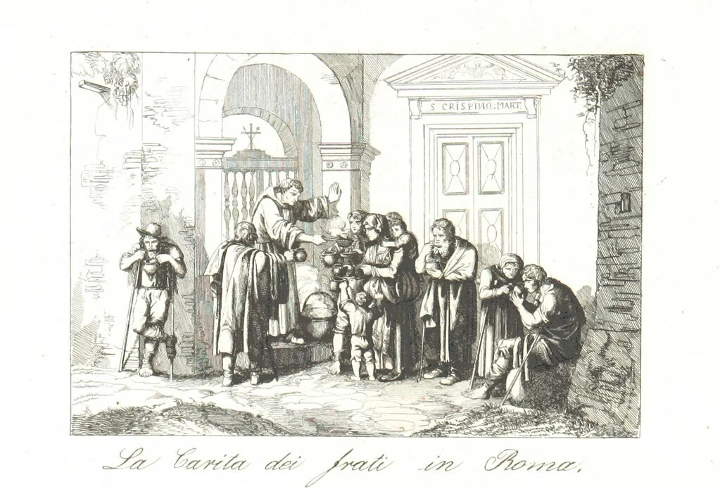 An illustration from Europa's Eden in Bildern. 100 Ansichten und Costum-Bilder von Italien und seinem Volke. [Without letterpress.] Nach Original-Gemälden in Stahl gestochen von C. F., Catel, Gail, Gotzlöff, Mosbrugger, Weller, Pinelli, etc, 1858, leaf 151