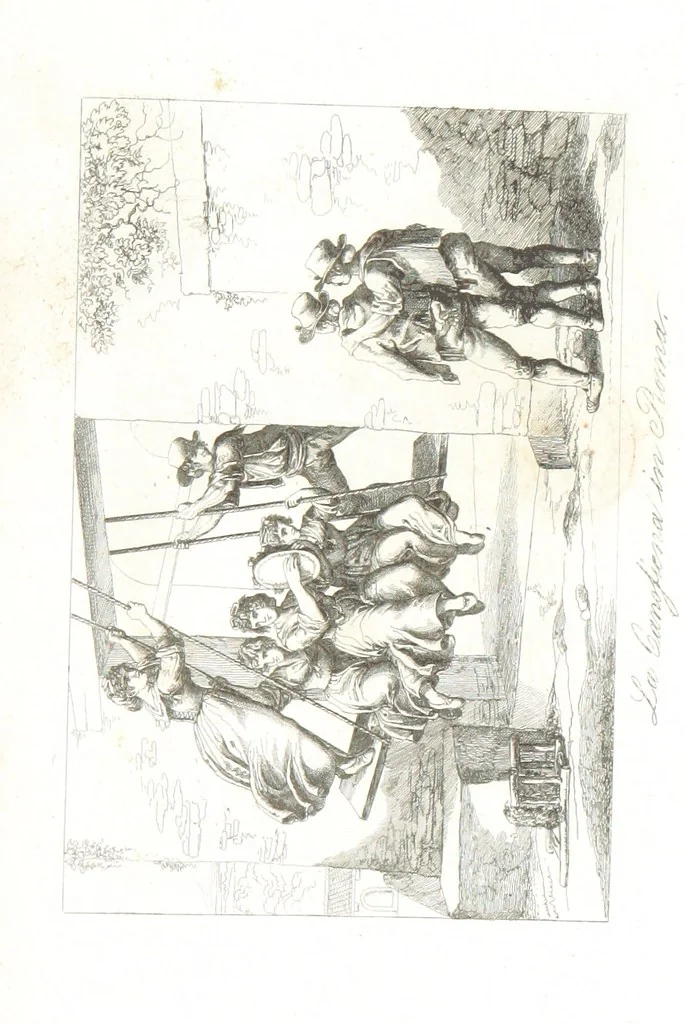 An illustration from Europa's Eden in Bildern. 100 Ansichten und Costum-Bilder von Italien und seinem Volke. [Without letterpress.] Nach Original-Gemälden in Stahl gestochen von C. F., Catel, Gail, Gotzlöff, Mosbrugger, Weller, Pinelli, etc, 1858, leaf 157