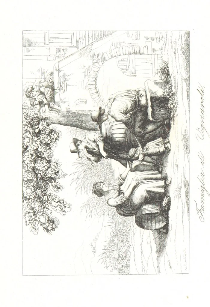 An illustration from Europa's Eden in Bildern. 100 Ansichten und Costum-Bilder von Italien und seinem Volke. [Without letterpress.] Nach Original-Gemälden in Stahl gestochen von C. F., Catel, Gail, Gotzlöff, Mosbrugger, Weller, Pinelli, etc, 1858, leaf 169