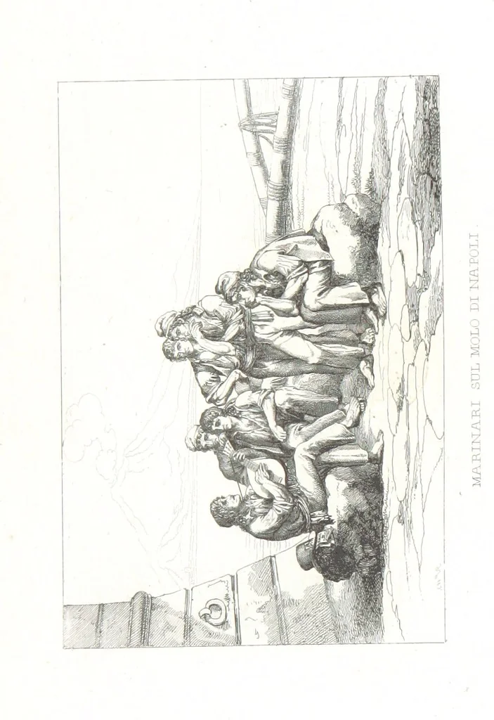 An illustration from Europa's Eden in Bildern. 100 Ansichten und Costum-Bilder von Italien und seinem Volke. [Without letterpress.] Nach Original-Gemälden in Stahl gestochen von C. F., Catel, Gail, Gotzlöff, Mosbrugger, Weller, Pinelli, etc, 1858, leaf 197