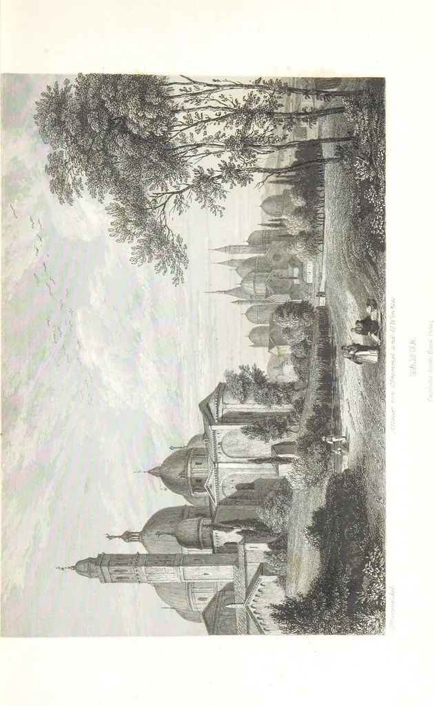 An illustration from Europa's Eden in Bildern. 100 Ansichten und Costum-Bilder von Italien und seinem Volke. [Without letterpress.] Nach Original-Gemälden in Stahl gestochen von C. F., Catel, Gail, Gotzlöff, Mosbrugger, Weller, Pinelli, etc, 1858, leaf 31