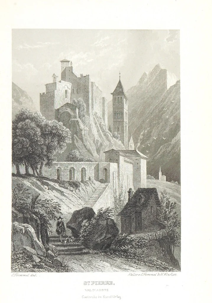 An illustration from Europa's Eden in Bildern. 100 Ansichten und Costum-Bilder von Italien und seinem Volke. [Without letterpress.] Nach Original-Gemälden in Stahl gestochen von C. F., Catel, Gail, Gotzlöff, Mosbrugger, Weller, Pinelli, etc, 1858, leaf 41