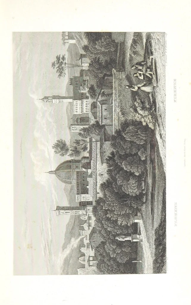 An illustration from Europa's Eden in Bildern. 100 Ansichten und Costum-Bilder von Italien und seinem Volke. [Without letterpress.] Nach Original-Gemälden in Stahl gestochen von C. F., Catel, Gail, Gotzlöff, Mosbrugger, Weller, Pinelli, etc, 1858, leaf 43