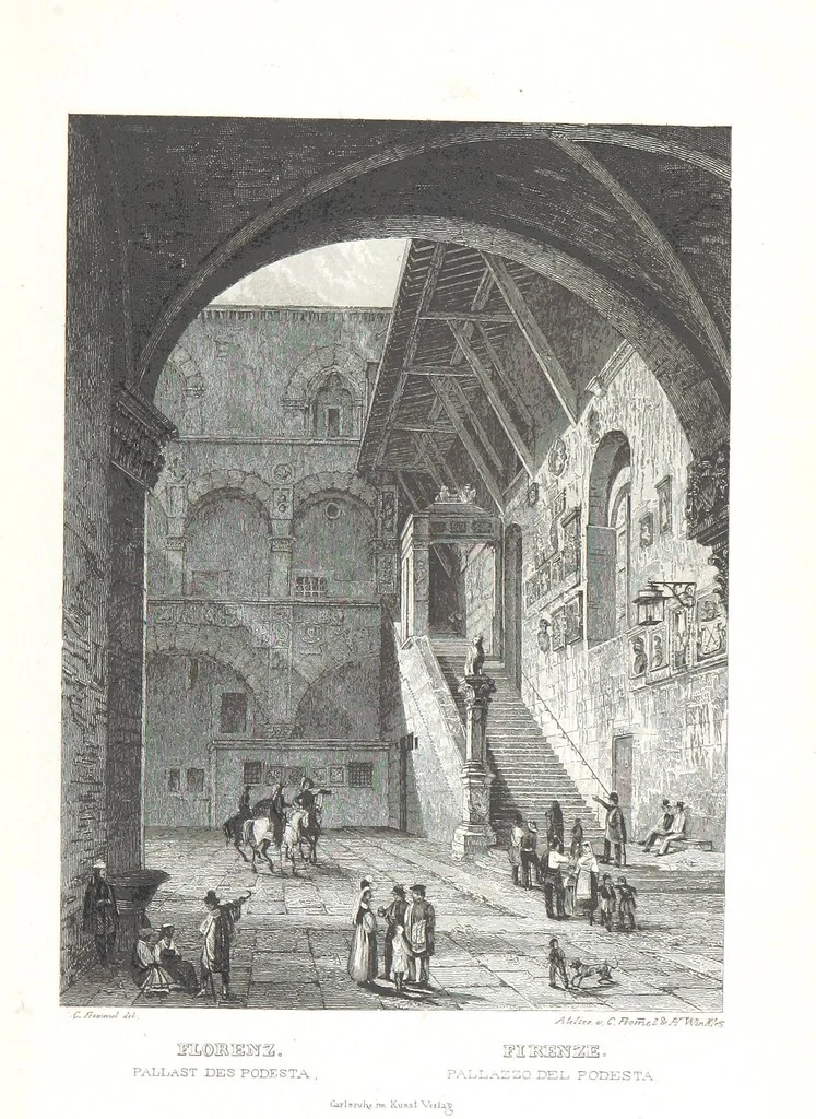 An illustration from Europa's Eden in Bildern. 100 Ansichten und Costum-Bilder von Italien und seinem Volke. [Without letterpress.] Nach Original-Gemälden in Stahl gestochen von C. F., Catel, Gail, Gotzlöff, Mosbrugger, Weller, Pinelli, etc, 1858, leaf 45