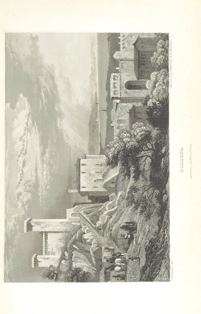 An illustration from Europa's Eden in Bildern. 100 Ansichten und Costum-Bilder von Italien und seinem Volke. [Without letterpress.] Nach Original-Gemälden in Stahl gestochen von C. F., Catel, Gail, Gotzlöff, Mosbrugger, Weller, Pinelli, etc, 1858, leaf 55