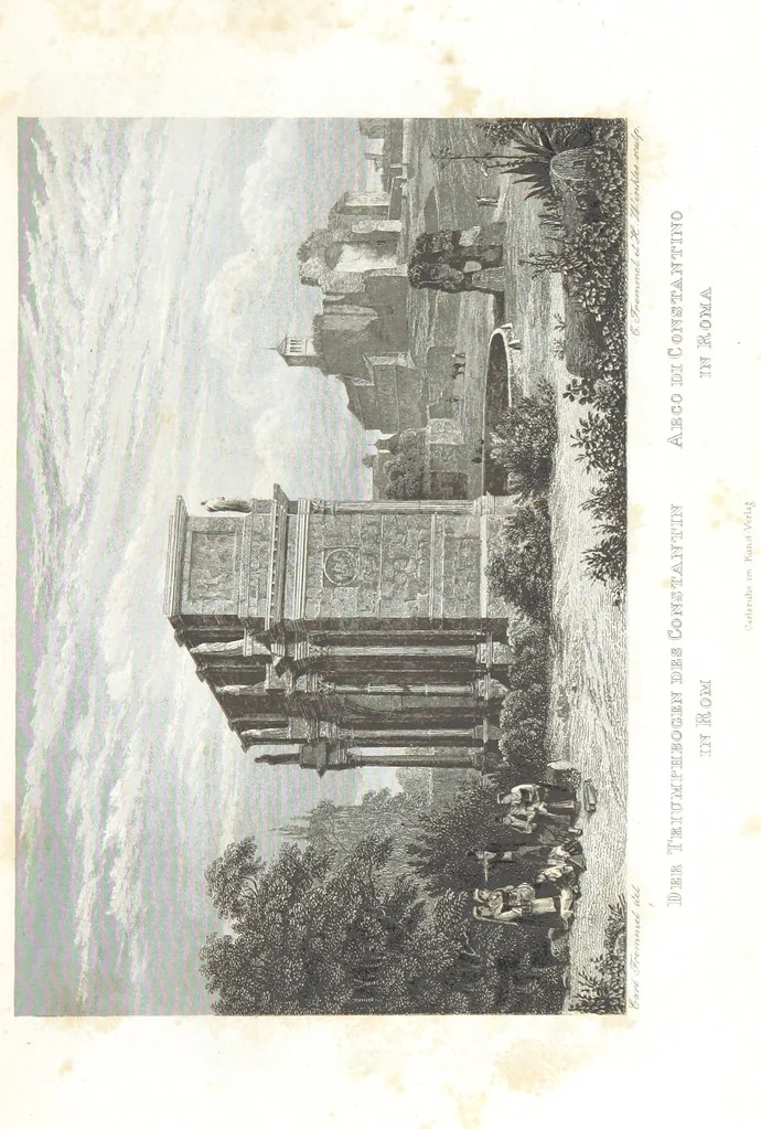 An illustration from Europa's Eden in Bildern. 100 Ansichten und Costum-Bilder von Italien und seinem Volke. [Without letterpress.] Nach Original-Gemälden in Stahl gestochen von C. F., Catel, Gail, Gotzlöff, Mosbrugger, Weller, Pinelli, etc, 1858, leaf 61