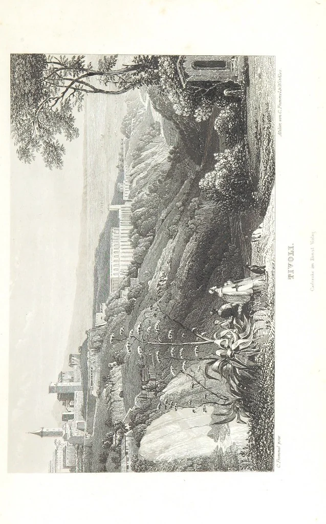 An illustration from Europa's Eden in Bildern. 100 Ansichten und Costum-Bilder von Italien und seinem Volke. [Without letterpress.] Nach Original-Gemälden in Stahl gestochen von C. F., Catel, Gail, Gotzlöff, Mosbrugger, Weller, Pinelli, etc, 1858, leaf 63