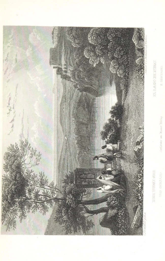 An illustration from Europa's Eden in Bildern. 100 Ansichten und Costum-Bilder von Italien und seinem Volke. [Without letterpress.] Nach Original-Gemälden in Stahl gestochen von C. F., Catel, Gail, Gotzlöff, Mosbrugger, Weller, Pinelli, etc, 1858, leaf 71