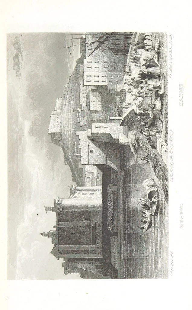 An illustration from Europa's Eden in Bildern. 100 Ansichten und Costum-Bilder von Italien und seinem Volke. [Without letterpress.] Nach Original-Gemälden in Stahl gestochen von C. F., Catel, Gail, Gotzlöff, Mosbrugger, Weller, Pinelli, etc, 1858, leaf 77
