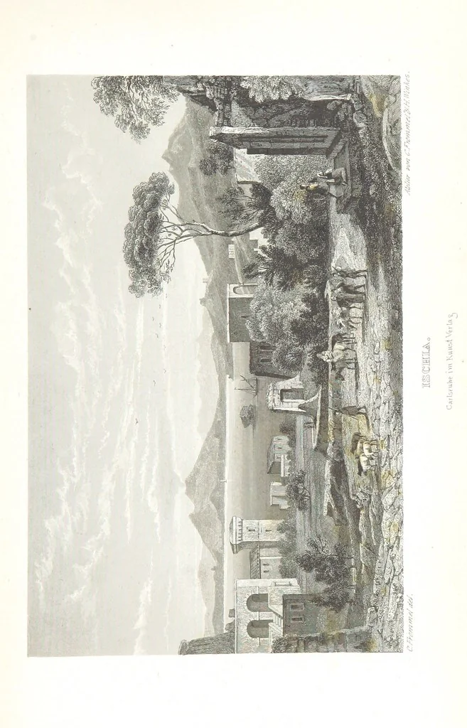 An illustration from Europa's Eden in Bildern. 100 Ansichten und Costum-Bilder von Italien und seinem Volke. [Without letterpress.] Nach Original-Gemälden in Stahl gestochen von C. F., Catel, Gail, Gotzlöff, Mosbrugger, Weller, Pinelli, etc, 1858, leaf 83