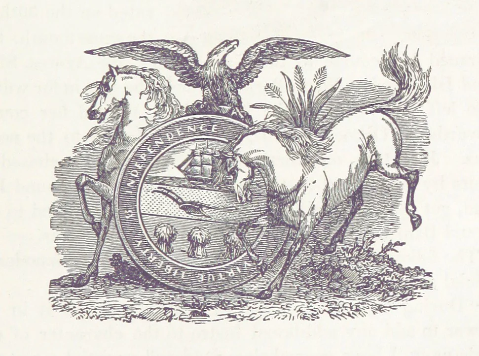 An illustration from The Book of the Navy; comprising a general history of the American Marine; and particular accounts of all the most celebrated naval battles, from the Declaration of Independence to the present time. With an appendix, 1843, leaf 223