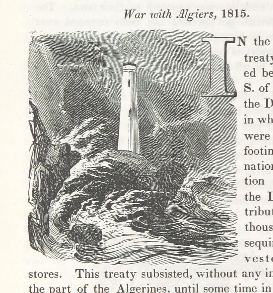 An illustration from The Book of the Navy; comprising a general history of the American Marine; and particular accounts of all the most celebrated naval battles, from the Declaration of Independence to the present time. With an appendix, 1843, leaf 268