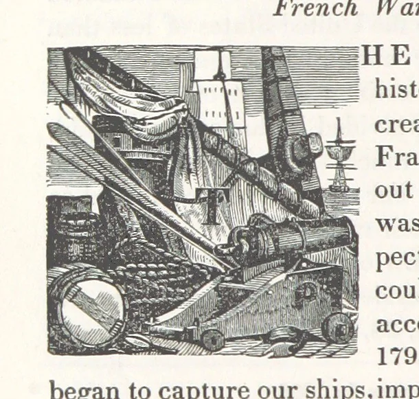 An illustration from The Book of the Navy; comprising a general history of the American Marine; and particular accounts of all the most celebrated naval battles, from the Declaration of Independence to the present time. With an appendix, 1843, leaf 86