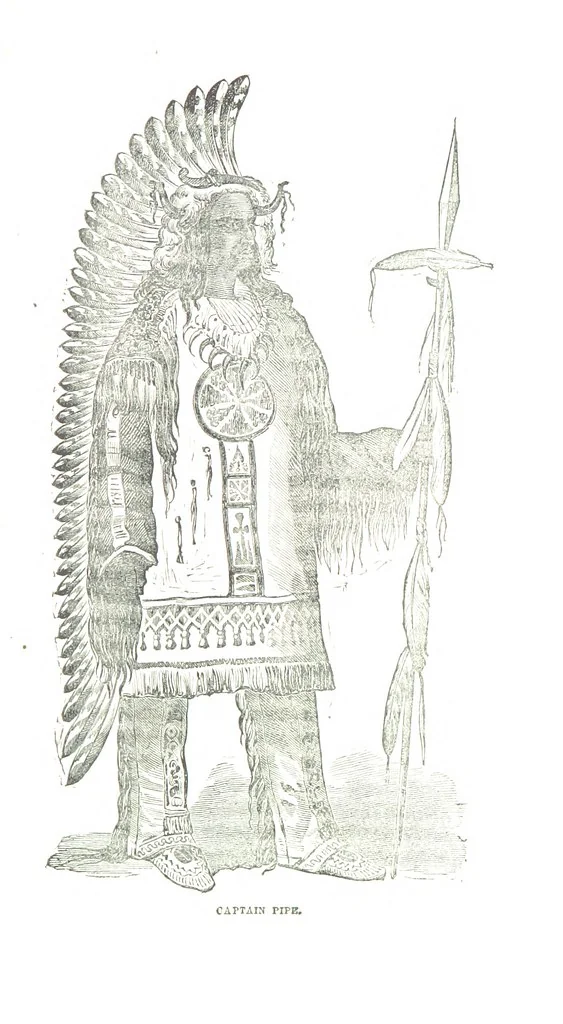 An illustration from Border Wars of the West. Comprising the frontier wars of Pennsylvania, Virginia, Kentucky, Ohio, Indiana, Illinois, Tennessee and Wisconsin, etc, 1853, leaf 105
