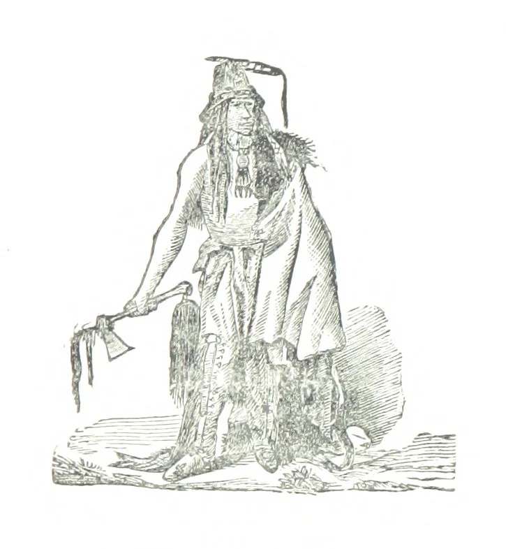 An illustration from Border Wars of the West. Comprising the frontier wars of Pennsylvania, Virginia, Kentucky, Ohio, Indiana, Illinois, Tennessee and Wisconsin, etc, 1853, leaf 175