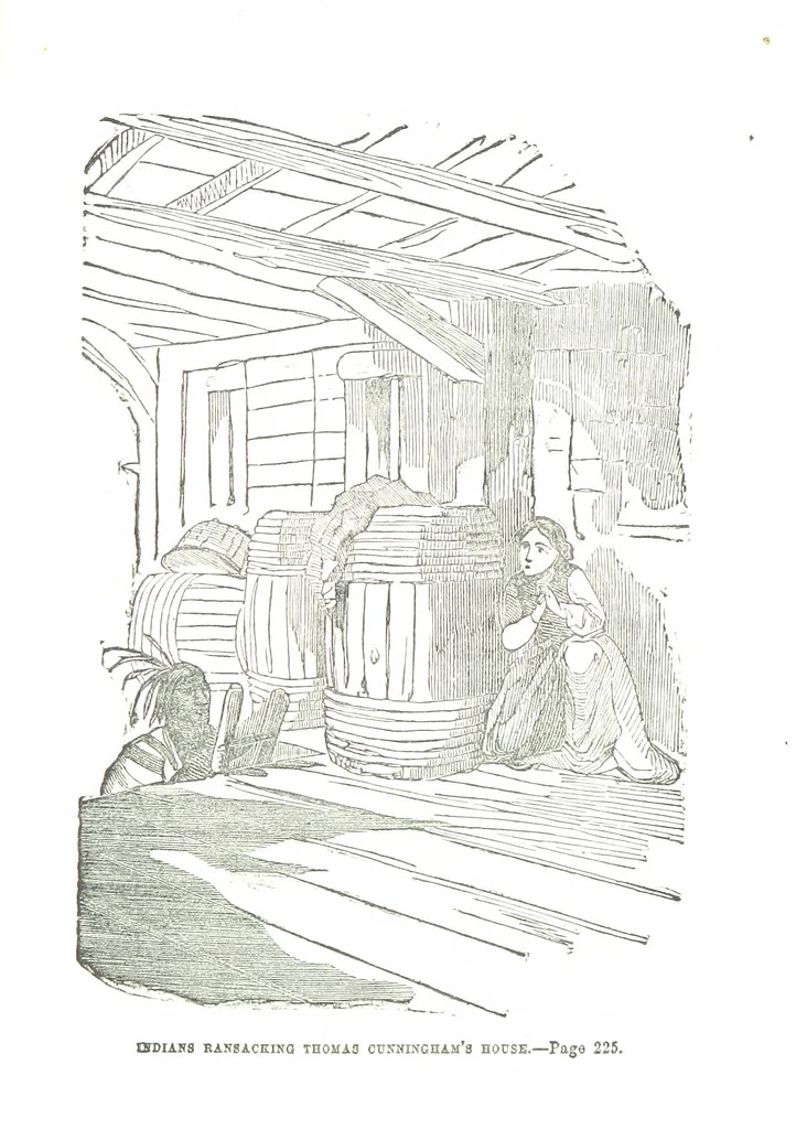 An illustration from Border Wars of the West. Comprising the frontier wars of Pennsylvania, Virginia, Kentucky, Ohio, Indiana, Illinois, Tennessee and Wisconsin, etc, 1853, leaf 241