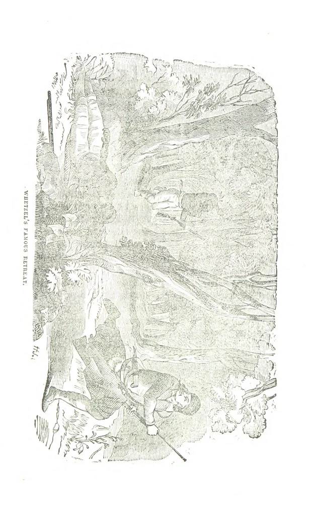 An illustration from Border Wars of the West. Comprising the frontier wars of Pennsylvania, Virginia, Kentucky, Ohio, Indiana, Illinois, Tennessee and Wisconsin, etc, 1853, leaf 245