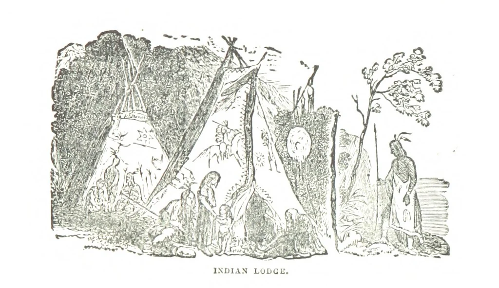 An illustration from Border Wars of the West. Comprising the frontier wars of Pennsylvania, Virginia, Kentucky, Ohio, Indiana, Illinois, Tennessee and Wisconsin, etc, 1853, leaf 255
