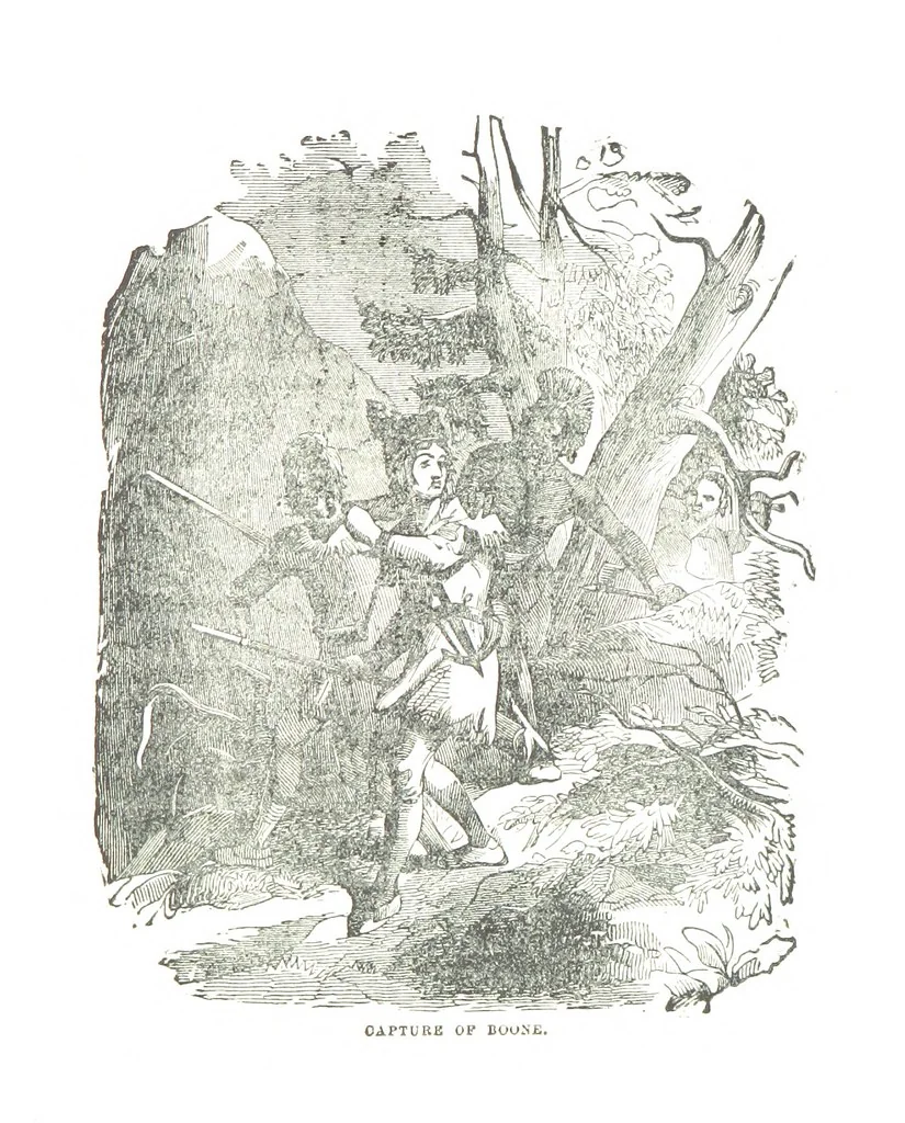 An illustration from Border Wars of the West. Comprising the frontier wars of Pennsylvania, Virginia, Kentucky, Ohio, Indiana, Illinois, Tennessee and Wisconsin, etc, 1853, leaf 279